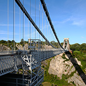 Англия Бристоль подвесной мост